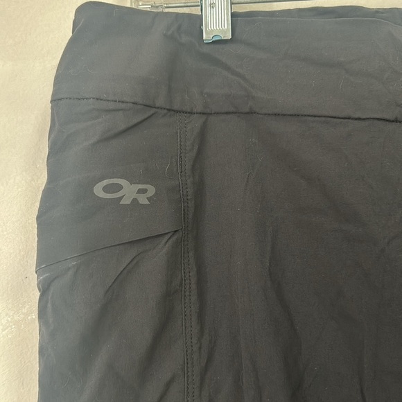 Outdoor Research size 10 Black hiking pants pull-on drawstring deep pockets - Picture 2 of 8